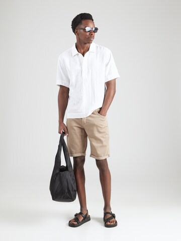 Abercrombie & Fitch Regular fit Overhemd in Wit