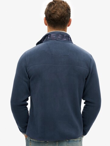 Superdry Fleece jacket in Blue