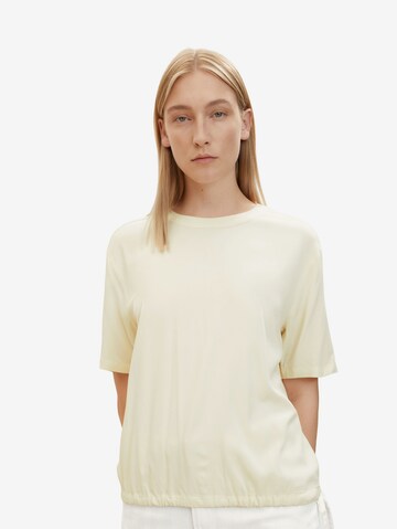 TOM TAILOR Bluse in Beige