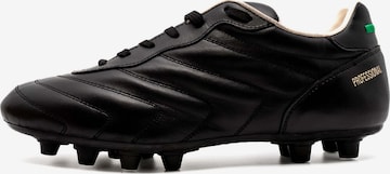 RYAL Soccer Cleats in Black: front