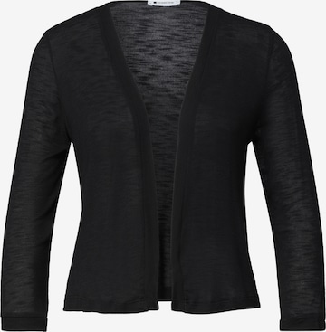 STREET ONE Knit Cardigan 'Suse' in Black: front