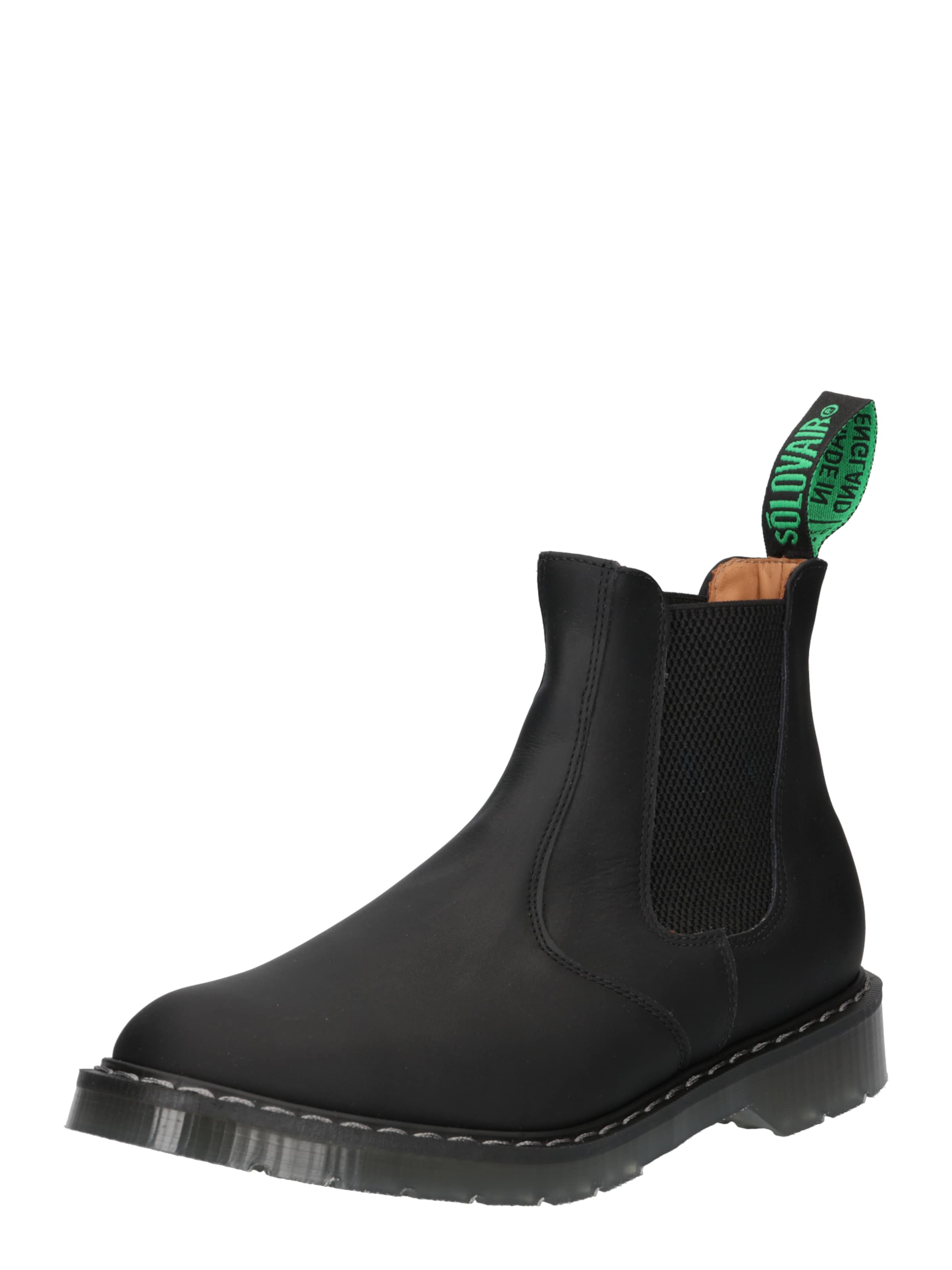 Women Ankle boots | Solovair Chelsea Boots 'Dealer Boot' in Black - LF25779