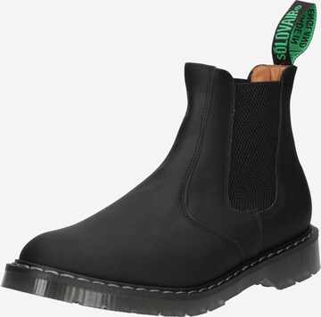 Boots chelsea 'Dealer Boot' di Solovair in nero: frontale