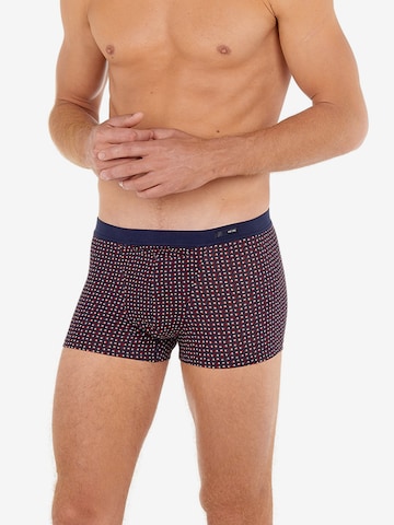 HOM Boxershorts ' Figari ' in Blauw: voorkant