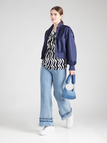 ZABAIONE Shirt 'Mi44nou' in Blauw