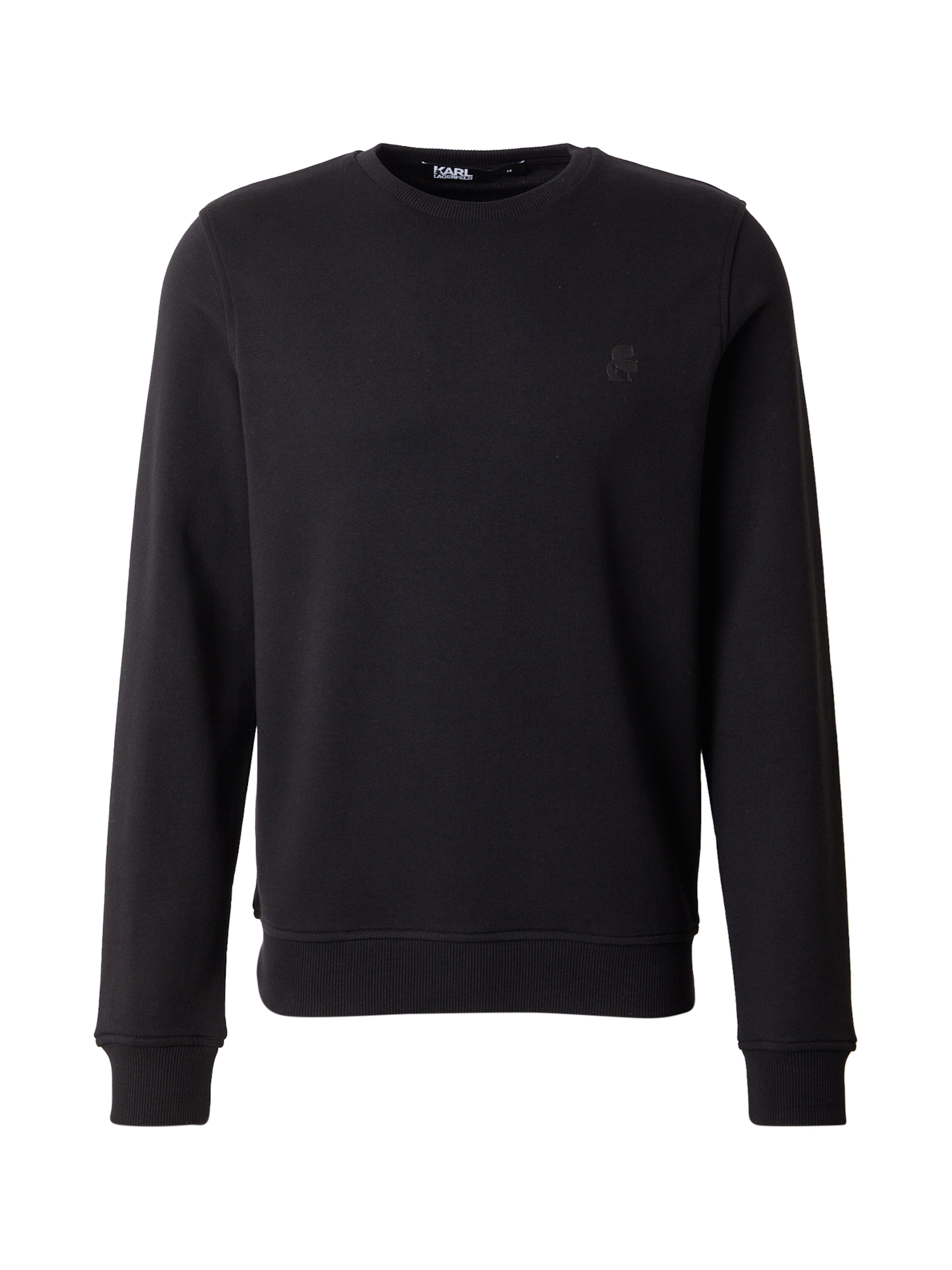 Karl Lagerfeld Mikina - Čierna: predná strana