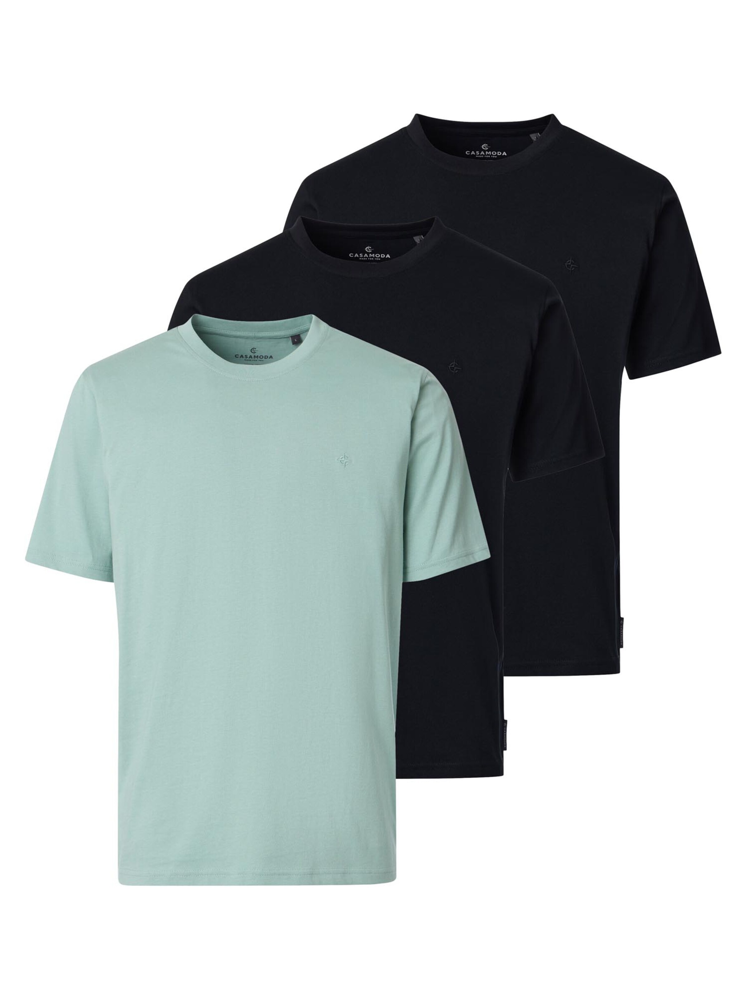 CASAMODA Shirt 'Basic' in Black: front