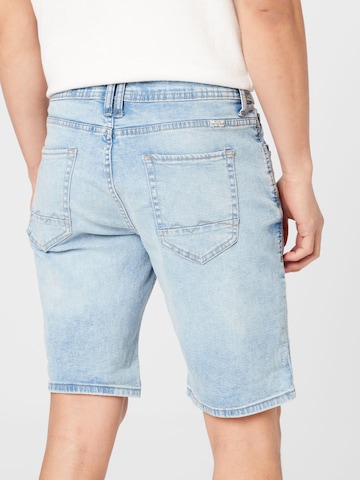 BLEND Regular Shorts in Blau