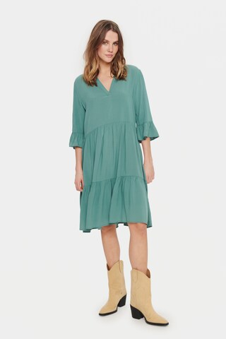 SAINT TROPEZ Kleid 'Eda' in Grün