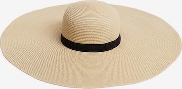 Chapeaux 'Pamela' MANGO en beige : devant