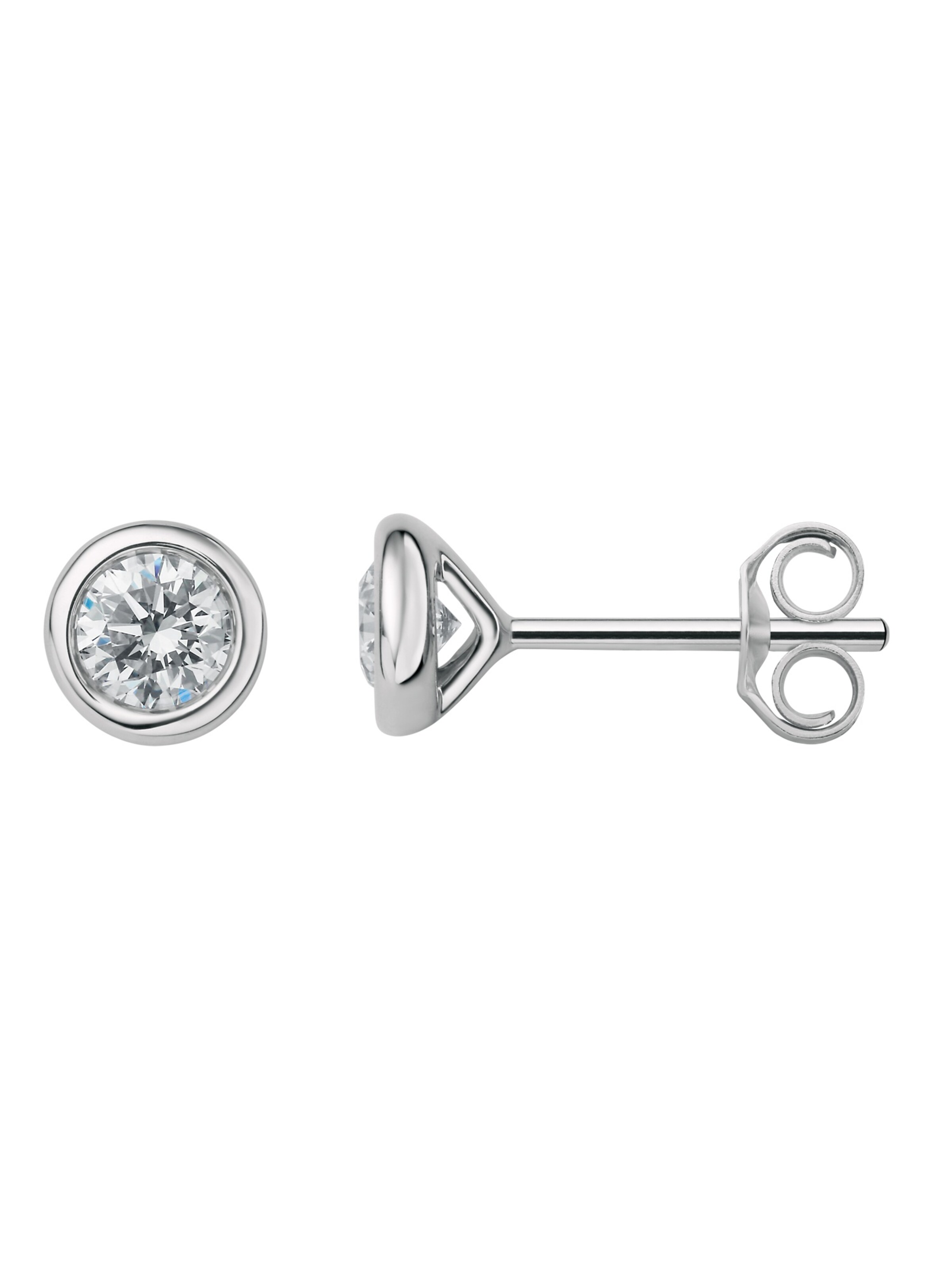 ONE ELEMENT Ohrringe in Silber: Vorderseite