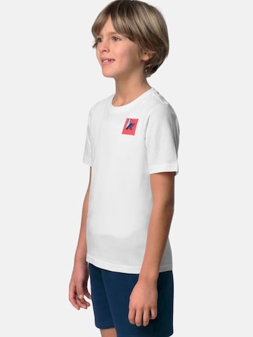K-Way T-shirt 'K-WAY KIDS P.LEONIDE COLORFUL SQUARE T-SHIRT' i vit