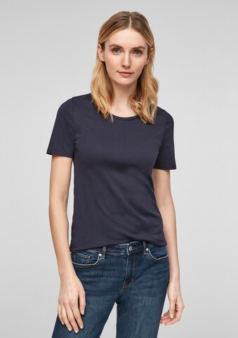 s.Oliver Shirt in Blauw: voorkant