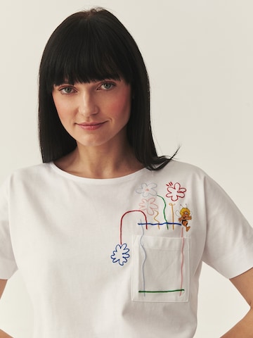 balta TATUUM Marškinėliai 'Laliso'