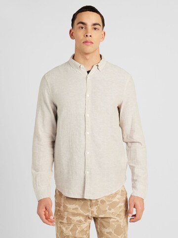 HOLLISTER Regular fit Overhemd in Bruin: voorkant