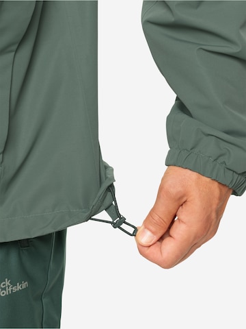 Geacă outdoor 'STORMY POINT' de la JACK WOLFSKIN pe verde