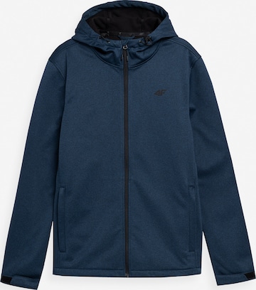 Veste outdoor 4F en bleu : devant