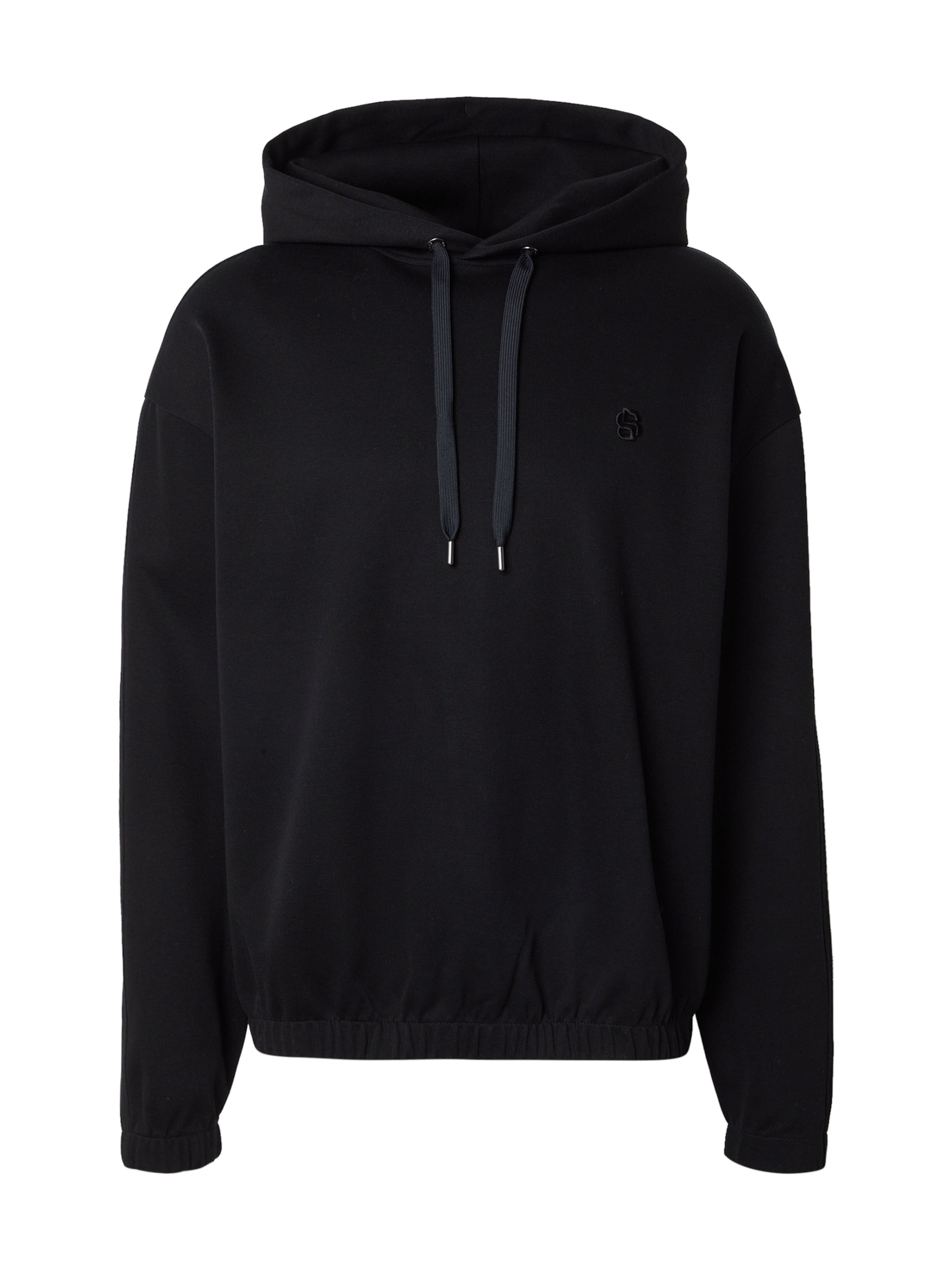 BOSS Sweatshirt 'C-Stevens 116' in Black: front