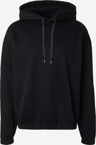 juoda BOSS Megztinis be užsegimo 'C-Stevens 116': priekis