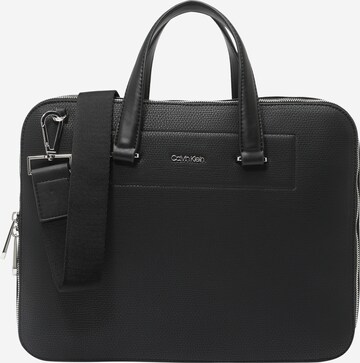Calvin Klein - Bolsa para portátil en negro: frente