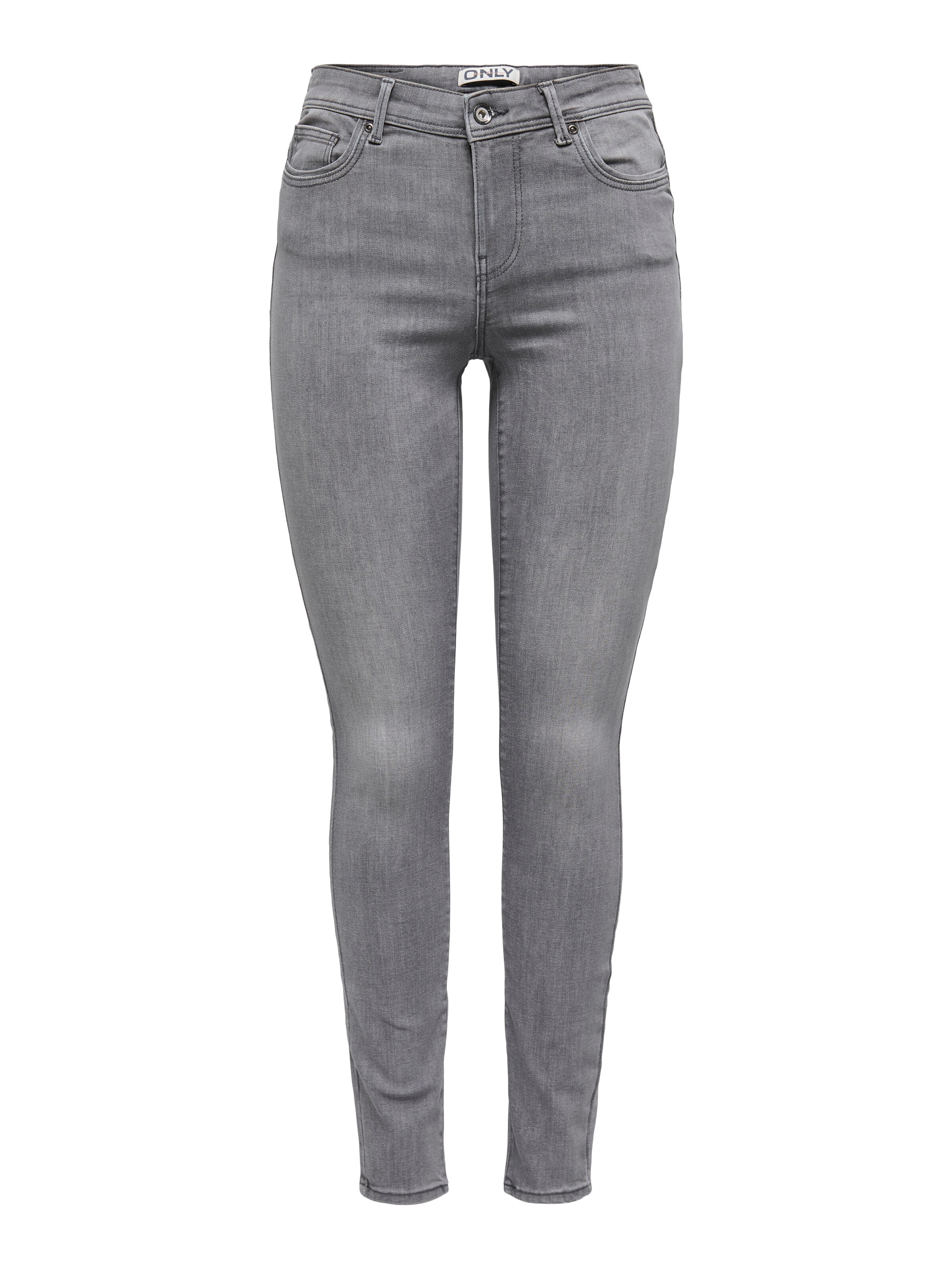 Skinny Jean 'ONLWAUW' ONLY en gris : devant