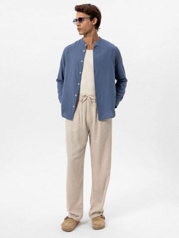 Coupe regular Chemise 'Italo' Antioch en bleu