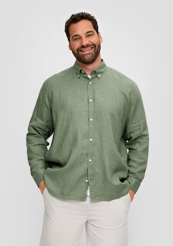 Coupe regular Chemise s.Oliver en vert : devant