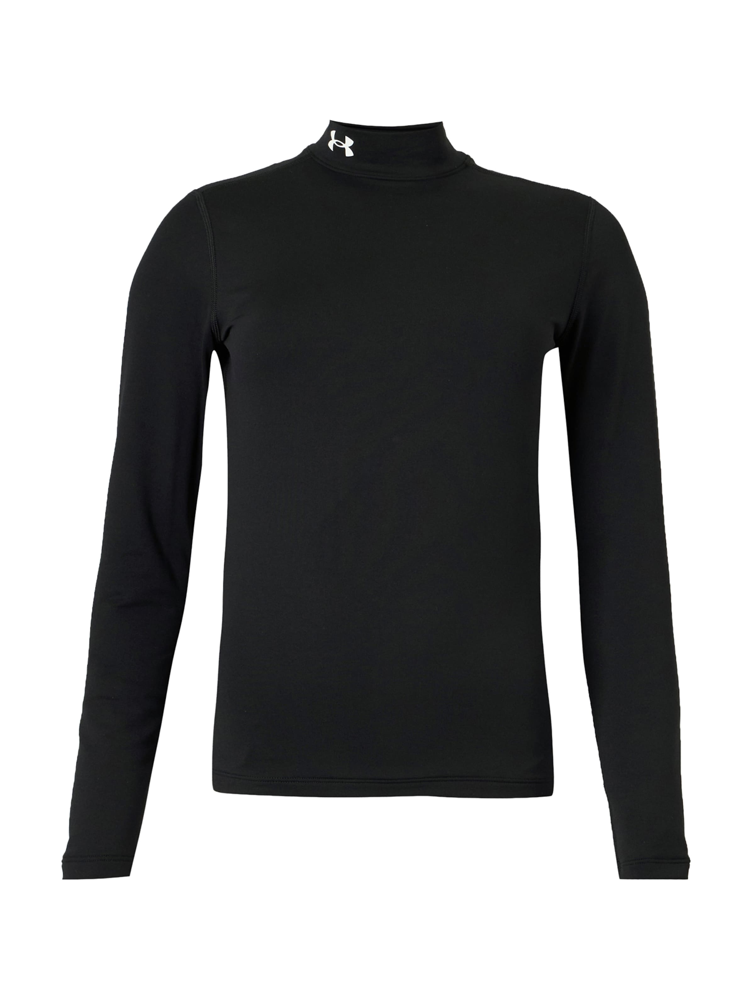 UNDER ARMOUR - Camiseta térmica 'ColdGear' en negro: frente