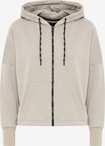 Oxmo Sweatjacke 'Sanice' in Beige: predná strana