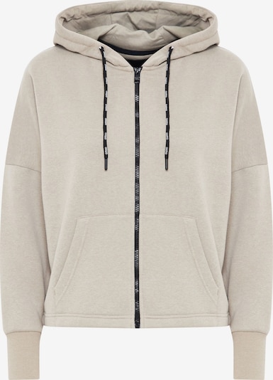 Oxmo Sweatjacke 'Sanice' in L in beige / schwarz, Produktansicht