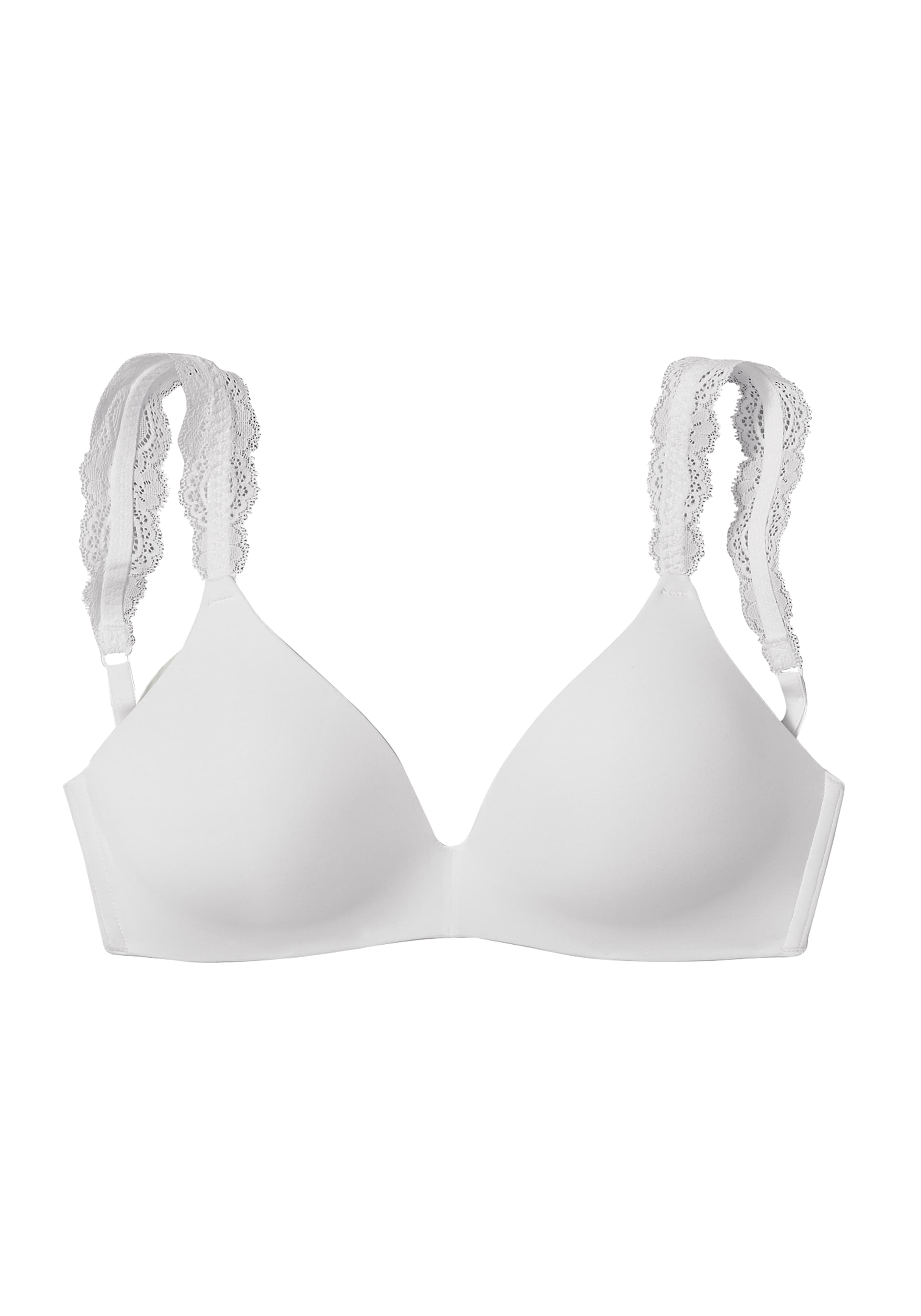 LASCANA Push-up Bra in White: front