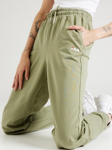 FILA Tapered Workout Pants 'BALIMO' in Green