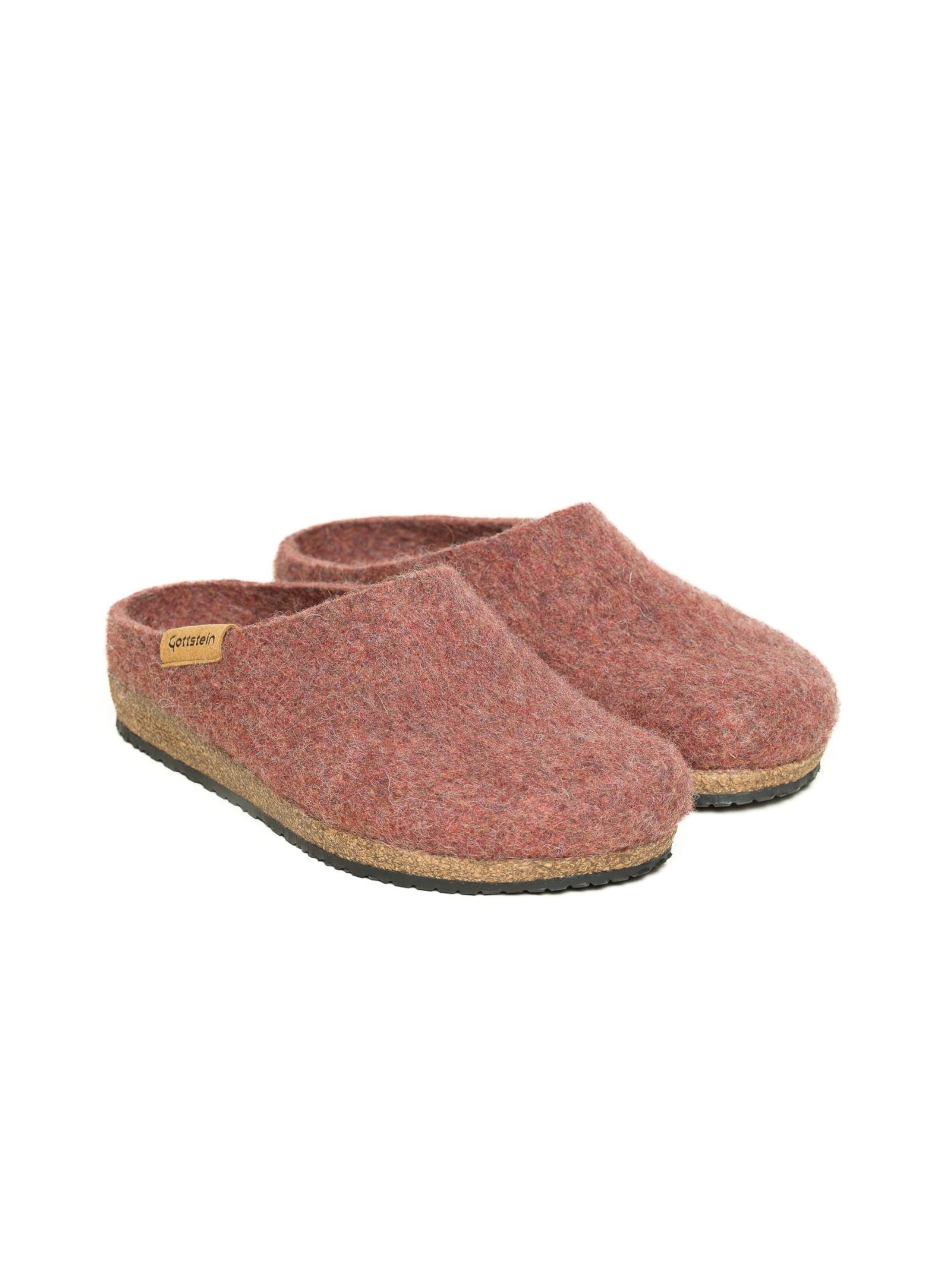 Stegmann Clogs 'Filzclogs Stegmann 208' in Red