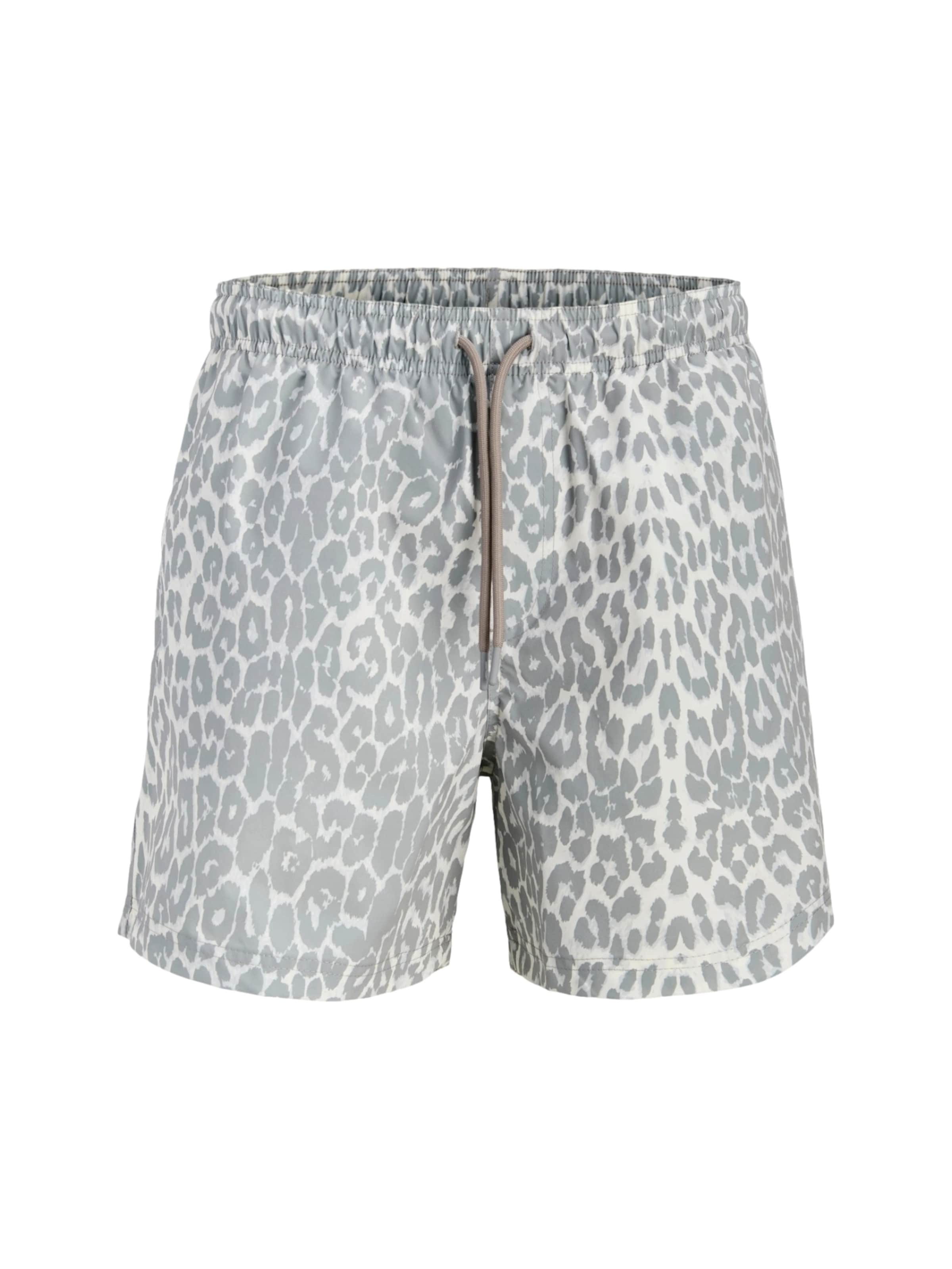 JACK & JONES Zwemshorts 'Maui' in Grijs: voorkant