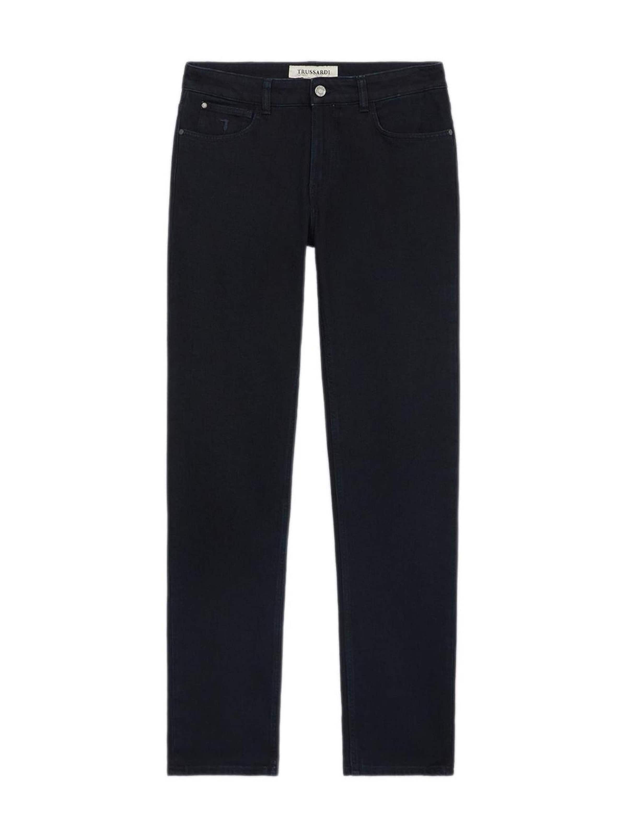 Coupe slim Jean Trussardi en bleu : devant