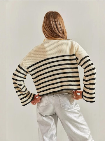 Pull-over 'Pullover' Bianco Lucci en mélange de couleurs