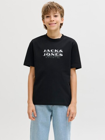 Jack & Jones Junior Shirt 'JCOFusion' in Black: front