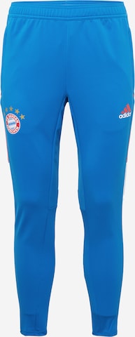 ADIDAS SPORTSWEAR Slimfit Spodnie sportowe 'Fc Bayern Condivo 22' w kolorze niebieski: przód