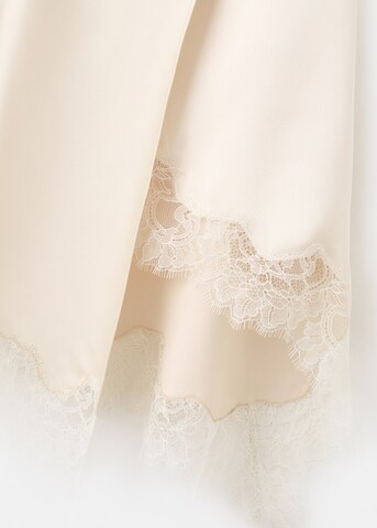 MANGO Skirt 'Ines' in Beige