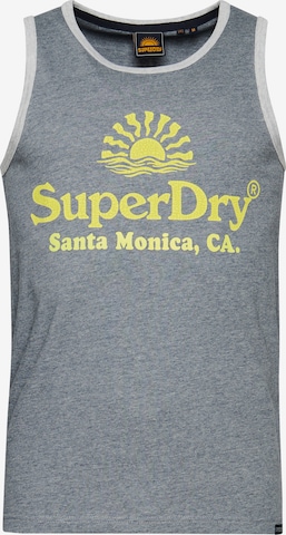 T-Shirt Superdry en bleu : devant