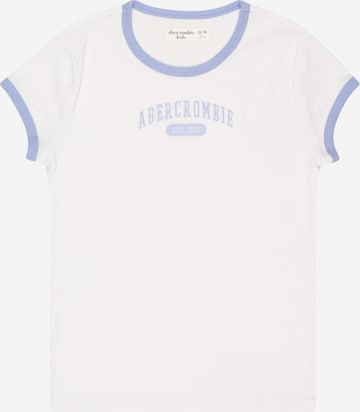 Abercrombie & Fitch Μπλουζάκι 'ESSENTIALS' σε λευκό: μπροστά