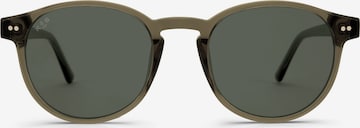 Kapten & Son Okulary przeciwsłoneczne 'Marais Transparent Olive Green' w kolorze zielony