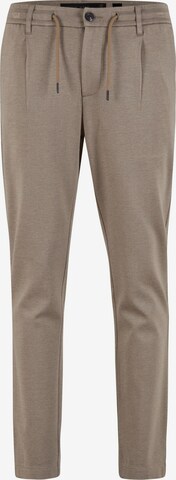 Pantalon à pince 'Zeddi' INDICODE JEANS en beige : devant