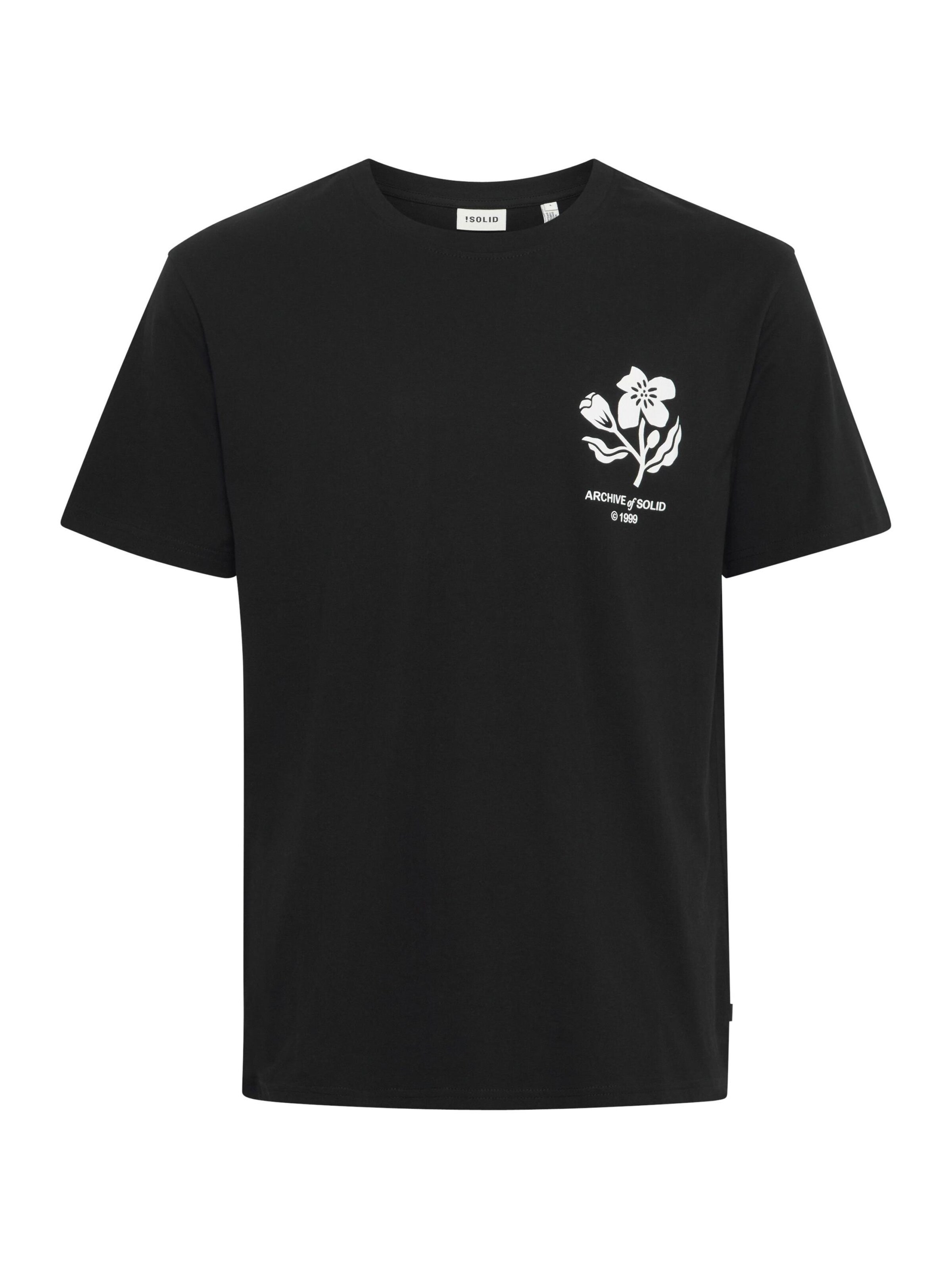 !Solid Shirt 'Fulton' in Schwarz: Vorderseite