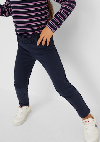 s.Oliver Skinny Leggings in Blue: front