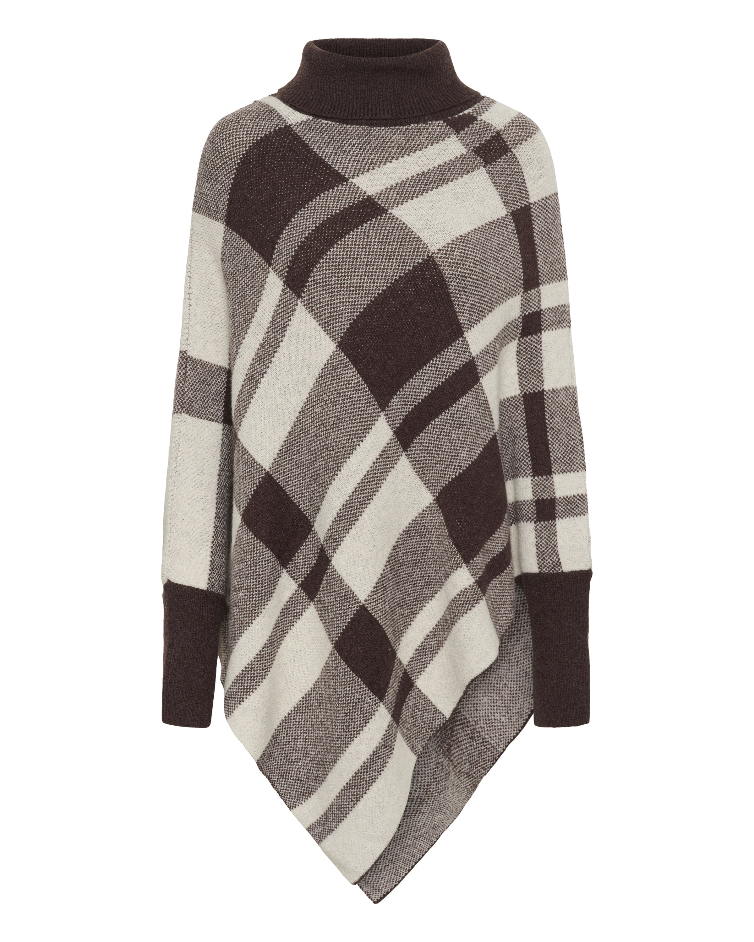 Cream Kappe 'Livia' i brun: forside