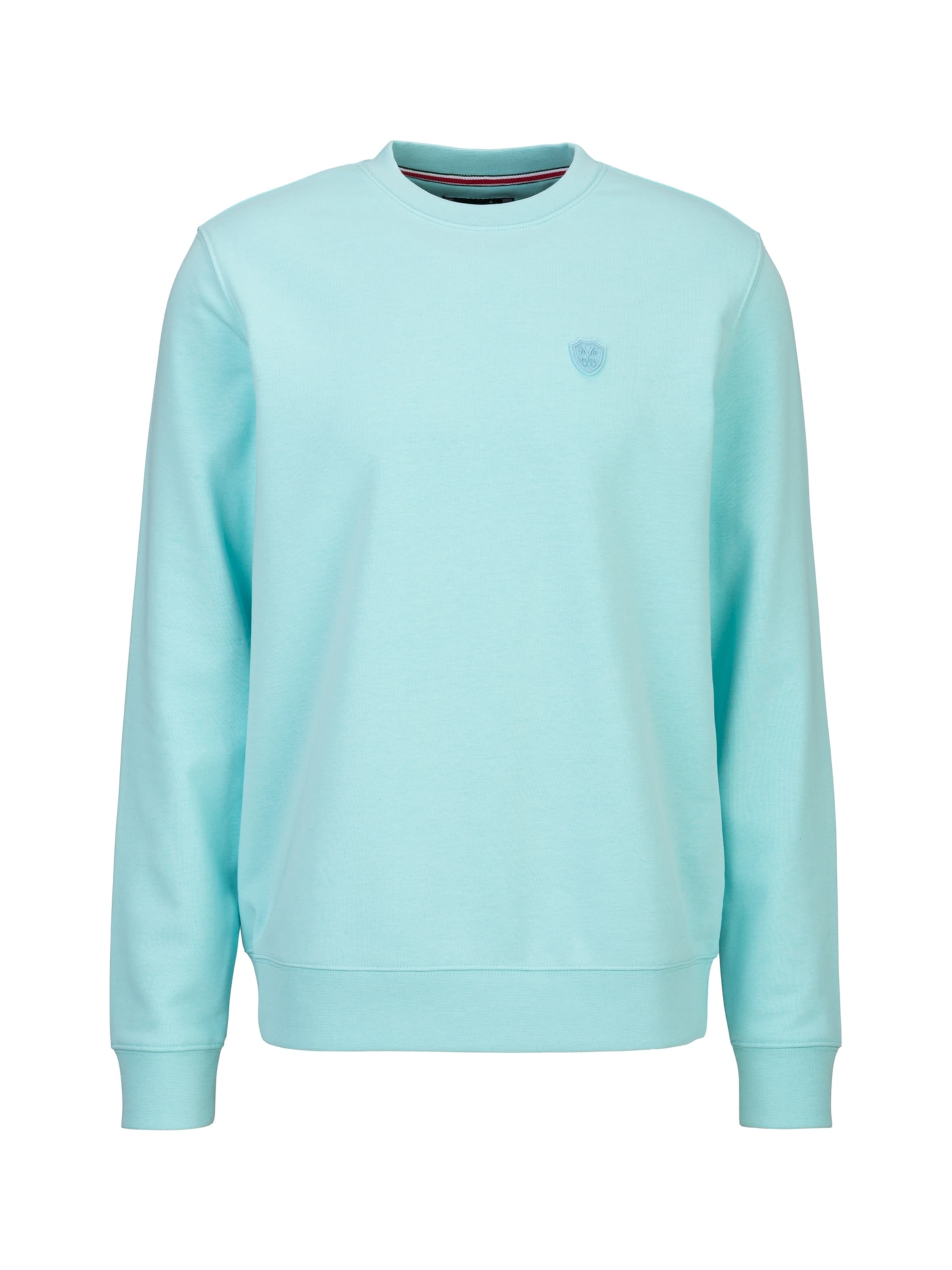 19V69 ITALIA Sweatshirt 'Nico' in Groen: voorkant
