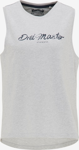 DreiMaster Vintage Top in Grey: front
