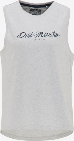 DreiMaster Vintage - Top 'Vintage' en gris: frente