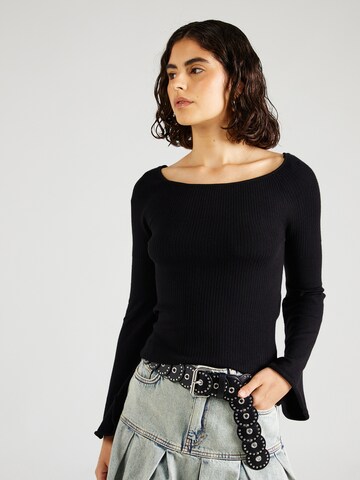 PIECES - Pullover 'PCMAGGIE' em preto: frente